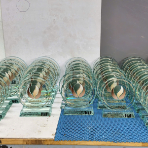 Kỷ niệm chương pha lê tròn